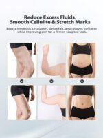 Lymphatic Drainage Massager & Anti Cellulite Massage Tool, Helps Reduce Stretch Marks & Cellulite, for Legs, Arms & Belly, Body Sculpting Machine with Microcurrent, Light, Heat & Vibration - Image 4