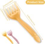 2Pcs Head Massager Manual Hair Scalp Massager Gua Sha Five Claw Massage Tool Comb Portable Handheld Resin Relax Tool for Father's Day Mother's Day Gifts (Amber; Cloud Brown) - Image 3