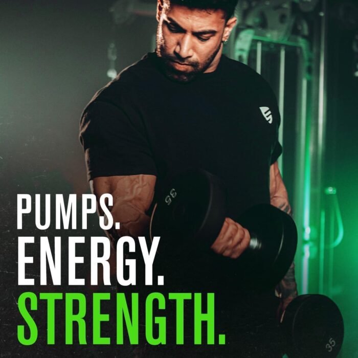 Jacked Factory NITROSURGE Pre Workout Supplement - Endless Energy, Instant Strength Gains, Clear Focus, Intense Pumps - NO Booster & Powerful Preworkout Energy Powder - 30 Servings, Green Apple - Image 4