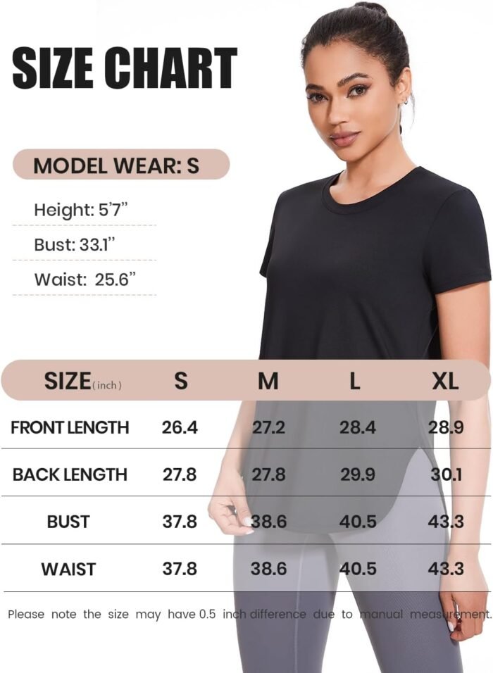 Cosy Pyro 4-Pack Workout Tops for Women UPF 50+ Yoga Shirts Short Sleeve Athletic T-Shirts Quick Dry Running Gym Tee - Image 6