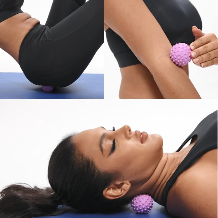 NGT new guide steps Fascia Ball, TPR Massage Ball Suitable for Relaxing Muscles, Restoring Fascia, and Improving Body Condition for All Parts of The Body. (Purple) - Image 4