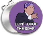 Office Golf Ball Marker with Magnetic Hat Clip, The Office Merchandise Prison Mike Birthday Presents, Golfer Gifts for Him, Boyfriend, Dad, Husband (1.26") - Image 2