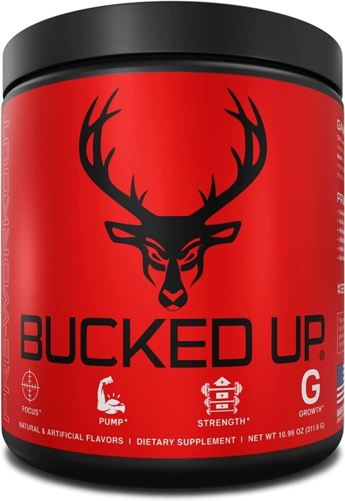 Bucked Up Pre Workout 6 Grams Citrulline, 2 Grams Beta Alanine, and 3 Other Registered trademarked Ingredients (Grape) - Image 2