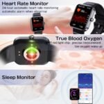 Smart Watch Smartwatch Activity Tracker 2024 Fashion Bluetooth Sports Watch for iOS Android Phones with Sleep/Blood Pressure/Health Monitor/Pedometer IP67 Waterproof - Image 3