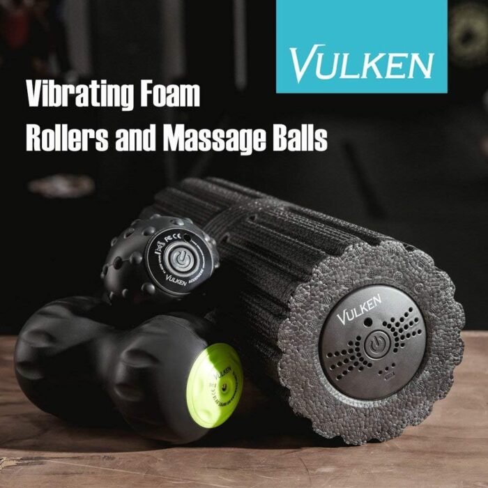Vulken Extra Long 17” Vibrating Foam Roller 4 Speeds 3800RPM High Intensity Quick Charge Electric Foam Roller Tissue Massager for Muscle Recovery - Image 7