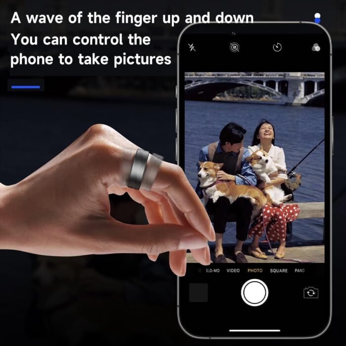 KppeX Smart Health Ring X1 Kit-Sleep Tracking Wearable - Heart Rate - Fitness Tracker - Up to 5 Days of Battery Life-IP68 Waterproof-No Subscription Fee for iOS and Android-X# Steel Color (X1-11#V) - Image 6