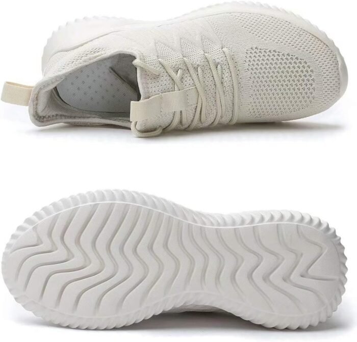 KEEZMZ Womens Ladies Walking Running Shoes Slip On Lightweight Casual Tennis Sneakers Clothes Shoes - Image 4
