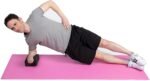 Mind Reader YOGAPVC-BLK All Purpose Extra Thick Yoga Fitness & Exercise Mats with Carrying Strap, High Density Anti-Tear - Image 9