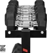 WF Athletic Supply Rubber Coated Hex Dumbbell Set with Two Tier Premium Storage Rack Built for Strength Building, Weight Loss & Home Gym – Multiple Sets Available - Image 4