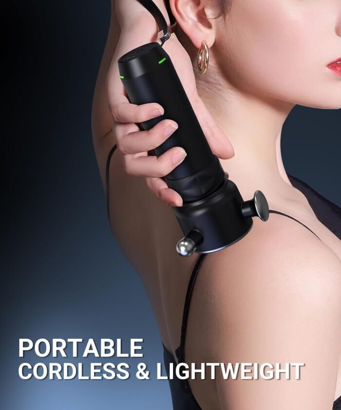 HYAKO R1 Deep Tissue Vibrating Muscle Massager - Therapy Back Massager for All Body Relief - Muscle Pain Relief and Fascial Binding - Trigger Point Therapy Massage Tool - Gifts for him - Image 9