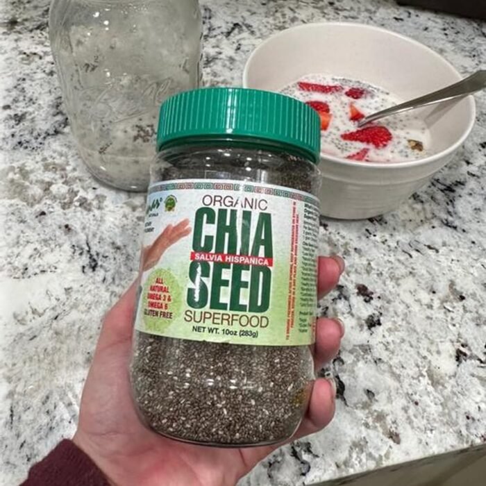 Sanar Naturals Chia Seeds - Omega-3, Protein, Fiber Supplement - GLP-1 Support - Keto and Paleo Friendly - Vegan, Non-GMO, Gluten Free, 10 oz - Image 8