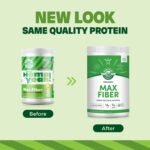 Manitoba Harvest Hemp Yeah Organic Max Fiber Protein Powder, Unsweetened, 16oz, with 13g of Fiber, 13g Protein and 2.5g Omegas 3&6 per Serving, Keto-Friendly, Preservative Free, Packaging May Vary - Image 3