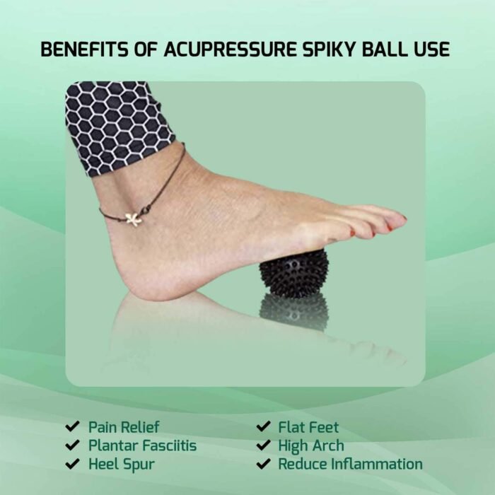 Acupressure Mat and Pillow Set for Back and Neck Pain + Spiky Reflexology Ball - Ebook and Wall Chart- Massage at Home for Sciatica, Fibromyalgia, Plantar Fasciitis, Relaxation and Stress Relief - Image 6