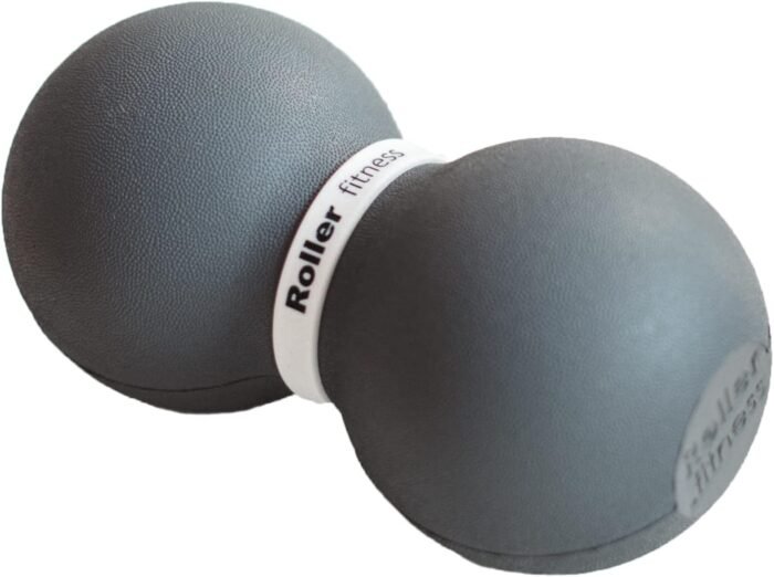 Fitness Infinity Roller, Peanut Foam Massage Ball, Large 8-Inch Double Exercise Roller (Gray - Standard) - Image 2