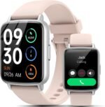Smart Watch for Men Women-46mm HD AI Voice Assistant Smar twatch (Answer/Make Calls), Heart Rate Tracking, Sleep Monitor, Fitness Tracker, for Android iPhone Samsung Compatible IP68 Smartwatch - Image 2