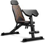 900LBS Adjustable Weight Bench, Multi-Functional Workout Bench Press with Preacher Curl Pad for Home Gym Exercise, Roman Chair Ab for Hyper Back Extension, Flat Incline Decline Bench for Full Body - Image 2