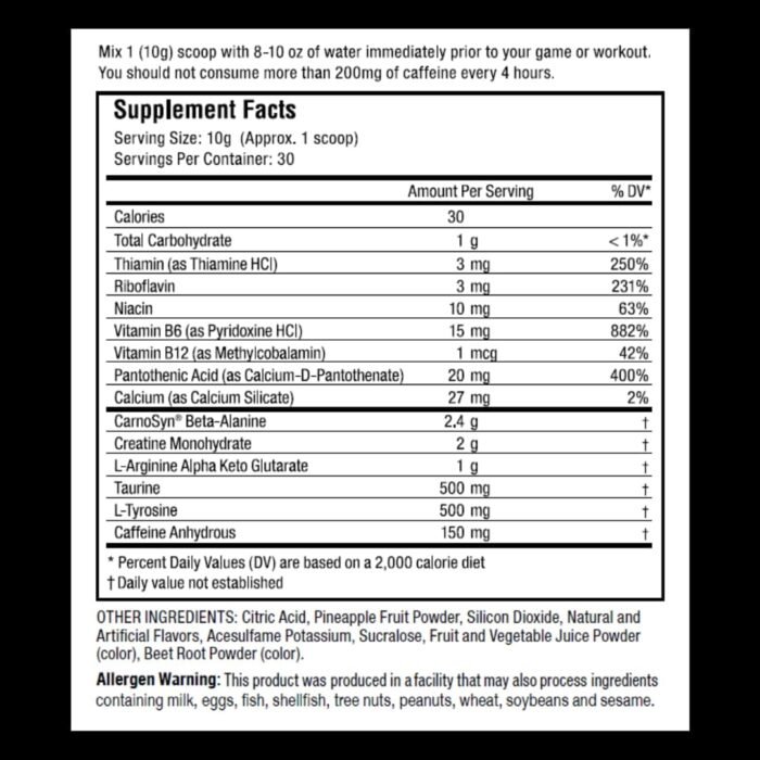 Proven4 Pre Workout Powder for Men and Women with Creatine - Beta Alanine - Caffeine NSF Certified Energy Supplement Chery Limeade 30 Servings - Image 4