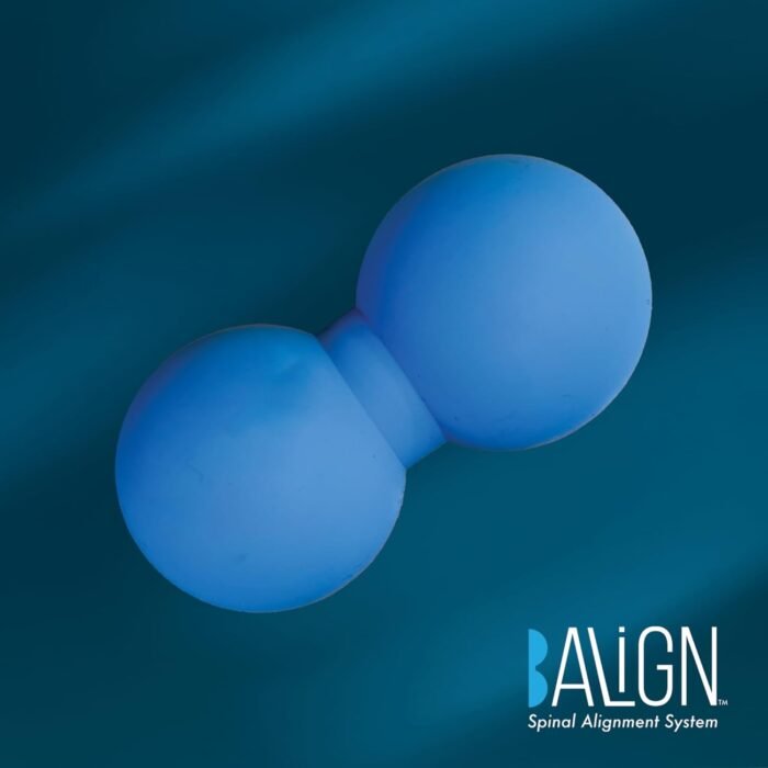 BAlign® Bowtie, Patented Half-Peanut Massage Ball, Back Pain Relief, McKenzie Method Device, Doctor-Designed Therapy Tool for Spine Alignment, Pelvic Alignment, Spine Mobility (Black) - Image 4