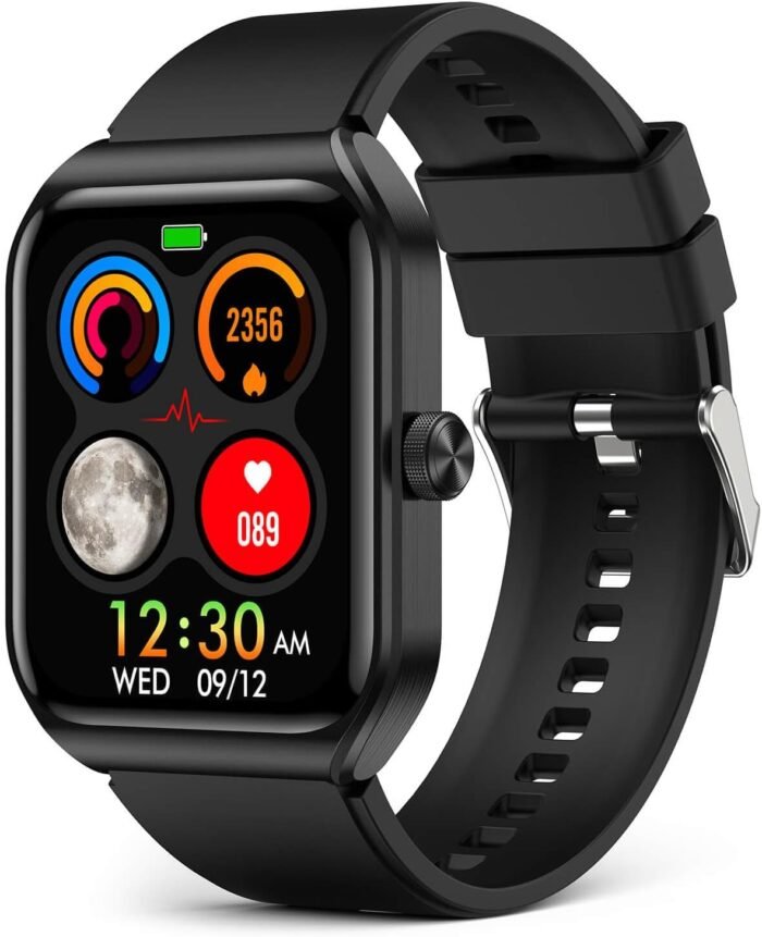 Smart Watch for Men Women with SOS Emergency Alert,1.91" Smartwatch with Blood Pressure/Blood Oxygen/Heart Rate/Sleep Monitor, Fitness Tracker with 100+ Sport Modes, IP68 Waterproof Watch - Image 2