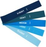 Vive Loop Bands (5 Pack) - Multi Resistance Straight Elastic Set - Stretch Kit for Men, Women, Toning Hip, Butt, Arm, Leg, Booty, Physical Therapy Yoga, Pilates Strength Training - Gym, Home Workout - Image 2