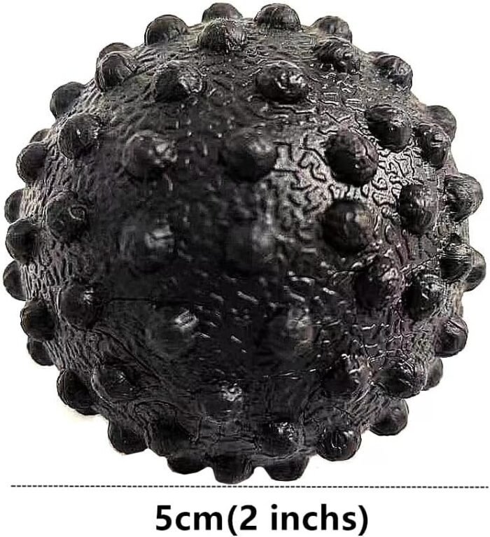 NGT new guide steps Fascia Massage Ball, Suitable for Relaxing Muscles, Restoring Fascia, and Improving Body Condition for All Parts of The Body. (Black) - Image 3