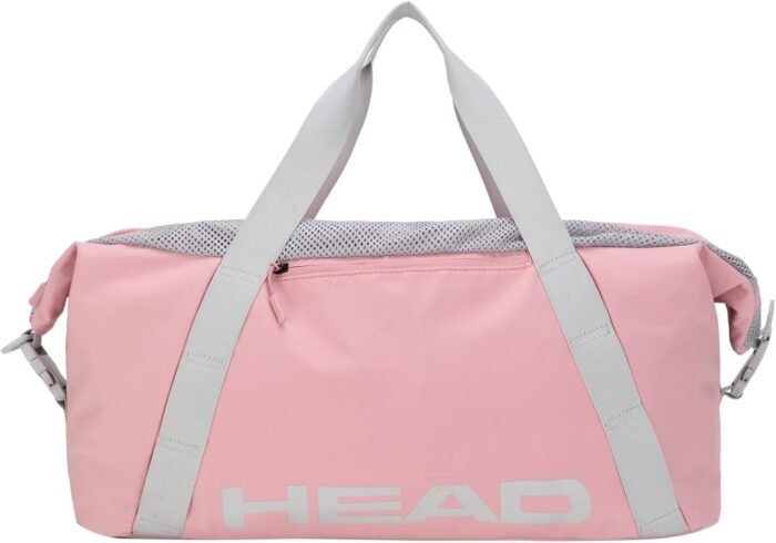 HEAD 45L Waterproof Gym Duffel Bag for Women & Men, Large Capacity Crossbody Sport Travel Bags for Fitness/Yoga, Lightweight Shoulder Tote Bag for Weekender Overnight/Business Workout(Pink) - Image 2