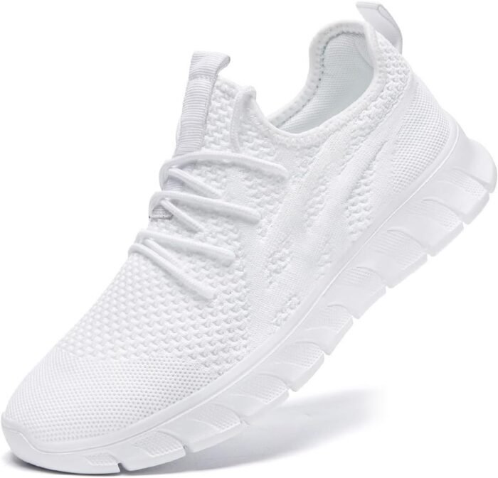 Women's Running Shoes Lightweight Walking Sneakers Tennis Athletic Lace Up Gym Casual Fashion Fitness Sports Soft Sole Mesh Workout Comfortable - Image 2