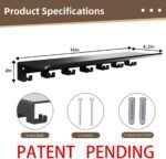 Floating Shelf Organizer Compatible with Tonal Accessories Home Gym Weight wall Storage Equipment Hanger Metal Rack Holder Wall Mount with Hooks T-Lock Adapters Bracket Hanger Workout (Floating Shelf) - Image 3