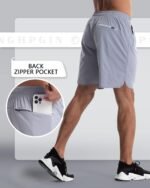CANGHPGIN 2 Pack Mens Workout Athletic Shorts 7 inch Inseam Quick Dry Hiking Shorts Men Lightweight Sports Gym Shorts Running - Image 3
