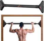 Sportneer Pull Up Bar: Strength Training Chin up Bar without Screws - Adjustable 29.5''-37'' Width Locking Mechanism Pull-up Bar for Doorway - Max Load 440lbs for Home Gym Upper Body Workout, Non-slip - Image 2
