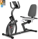 VANSWE Recumbent Exercise Bike for Adults Seniors - Recumbent Bikes for Home with Magnetic Resistance, Bluetooth and App Connectivity, Pulse Sensor - Image 10