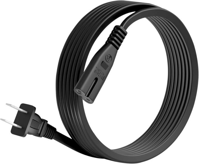 FITE ON AC Power Cord Compatible with ANCHEER Under Desk Elliptical Machine, Leg Exercise Pro Machine Pedal Exerciser - Image 2