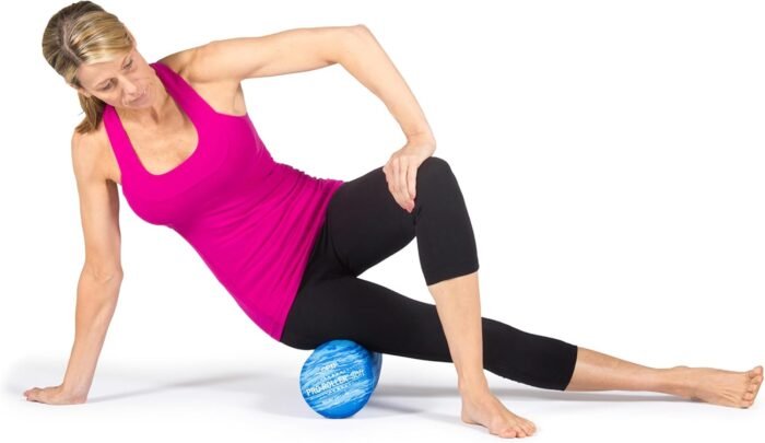 OPTP PRO-Roller Soft Density Foam Roller – Low Density Soft Foam Roller for Physical Therapy, Pilates, Yoga Foam Roll Exercises, and Muscle Recovery - Blue 18" x 6" - Image 8