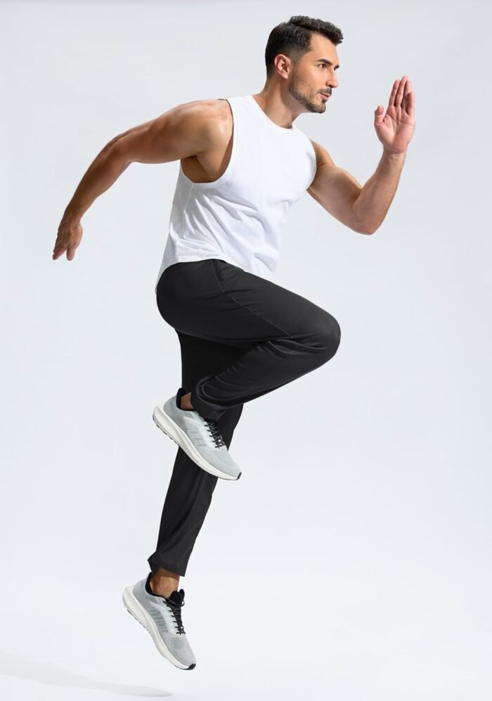 G Gradual Men's Sweatpants Mesh Lightweight with Zip Pockets Breathable Quick Dry Athletic Pants for Workout Running - Image 7