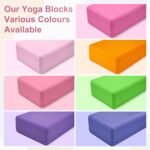 Yoga Blocks 2 Pack, Premuim EVA Foam Block, Durable Exersice Block for Yoga, Pilates, General Fitness, Stretching, Toning Workouts and Meditation, Non-slip & Portable - Image 7