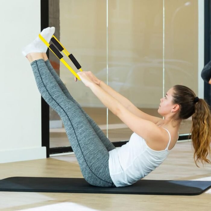 Barre Double Tube Resistance Band Barre Workout Equipment Rubber Resistance Tubes Pure Barre Band for Travel Home Pilates Exercise - Image 6