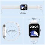 Fitpolo Smart Watch for Men Women with Bluetooth Call, Alexa Built-in 1.8" Blood Oxygen Heart Rate Sleep Fitness Watch, 100 Sports Modes Smartwatch, Activity Tracker for Android iOS Phone - Image 9