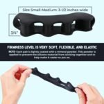 VYCE PrimalStep Toe Separators - Doctor Recommended - Correct Foot and Bunion Pain, Plantar Fasciitis - Toe Straightener to Improve Functional Athletic Mobility - Stretches to Fit (S/M) - Image 7