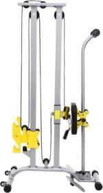 Multi-Function Power Rack, 220.46LBS Capacity Power Rack, Heavy Duty Strength Training Fitness Equipment, for Garage & Home Gym, Silver - Image 10