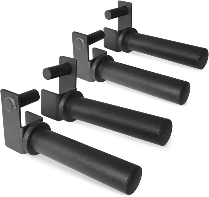 A2ZCARE Weight Plate Holder - Attachment Power Cage Rack for Power Rack - Weight Plates Storage Fit 2-inch Olympic Weight Plates (Set of 4) - Image 2