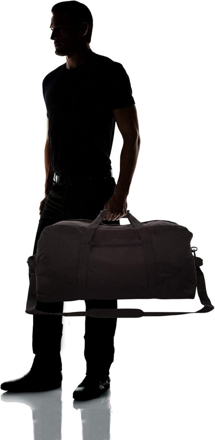 DALIX 25" Big Adventure Large Gym Sports Duffle Bag (Black Grey Navy Blue Red Camo) - Image 7