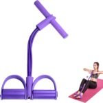 21 Fitness Resistance Bands-4 Tube Pedal Ankle Puller,2025 Upgrade Stretch Bands for Exercise,AB Training Auxiliary Device,Pedal Resistance Band with Handle for Women Men - Image 2