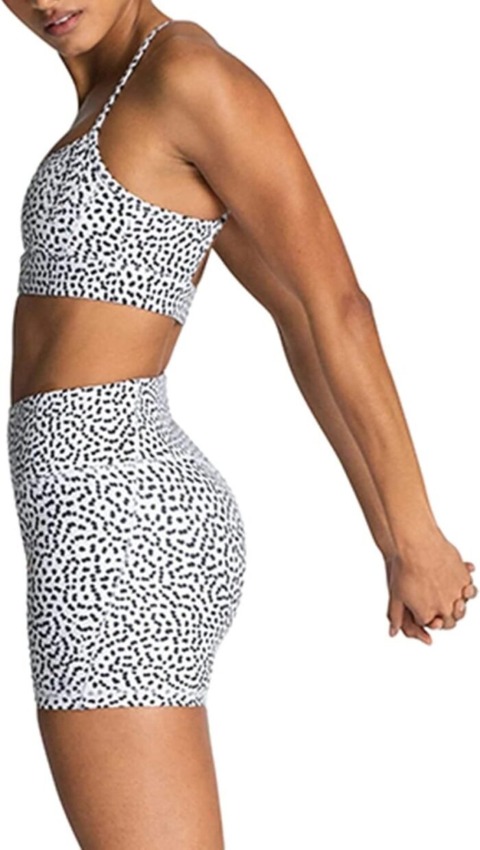 IMEKIS Women's Workout Sets 2 Piece Yoga Outfit High Waisted Biker Shorts Leggings Sports Bra Gym Fitness Clothes Tracksuit - Image 5