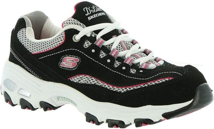 Skechers Women's D'Lites-Life Saver Memory Foam Lace-up Sneaker - Image 3