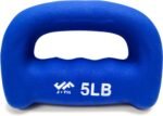 JFIT Neoprene D Grip Dumbbells - Single Weights 1LB-5LB - Premium Non-Slip, Hand Weights, Ergonomic Design - Image 2