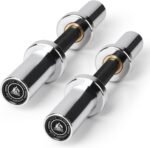LIONSCOOL 16"/20” Loadable Dumbbells Pairs in Commercial Grade, Heavy Duty Olympic Dumbbell Bar/Handle for Strength Training, Compatible with 2’’ Standard Plates - Image 2