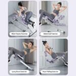 Ab Workout Equipment,Workout Equipment,Home Gym Equipment,Fitness equipment, Foldable, Knee Protection, Pulling the rope,WorkoutFor Stomach Workout,For Women/Men(350LB) - Image 4