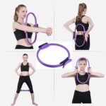 Pilates Ring Fitness Trainer, Pilates Ring Fitness Circle 14.96" Yoga Rings Magic Circle for Toning Arms, with Dual Padded Handles Exercise Resistance Equipment, Pilates Ring Magic - Image 5