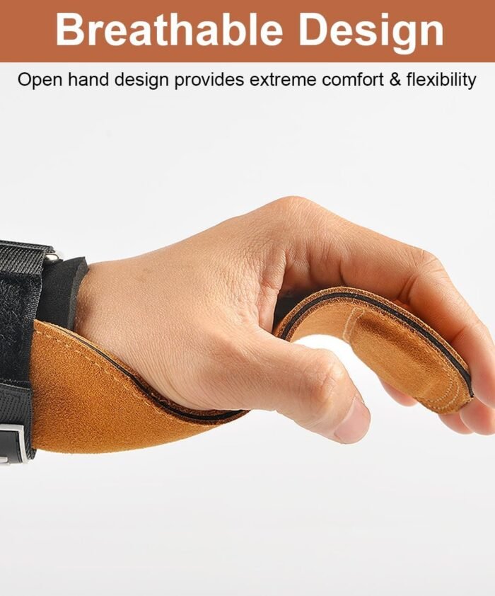 Leather Weight Lifting Gloves Wrist Straps for Weightlifting, Lifting Straps Cobra Grips Deadlift Straps Weight Lifting Straps, Gym Straps Gym Gloves for Men Weight Grips for Women - Image 6