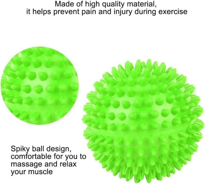 ZJchao Massage Balls, 7.5cm/9cm Muscle Soreness Massager Ball, for Deep Tissue Back Massage, Rubber Balls for Pain Relief & Plantar Fasciitis(3#) - Image 6